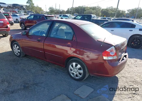 2007 Kia Spectra Ex z USA, uszkodzony, nr VIN KNAFE121075430757